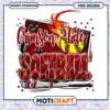 Crimson Tide Softball PNG Design for Instant Download