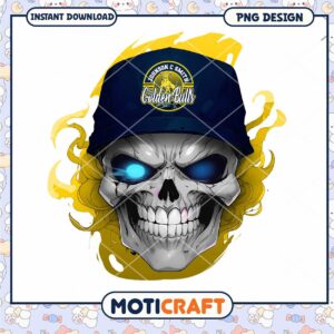 Cool Skull Design with Hat Instant Download PNG File