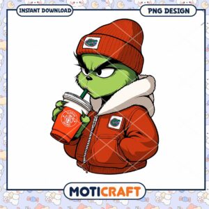 Cool Grinch PNG Design for Instant Download Enjoyment
