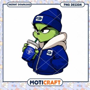 Cool Grinch PNG Design for Instant Download Fun