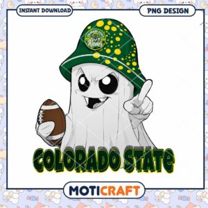 Colorado State Rams Ghost PNG Instant Download Design