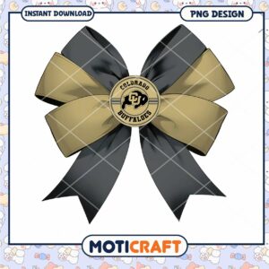 Colorado Buffaloes Bow PNG Instant Download Design