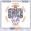 Clemson Tigers Go Basketball PNG Design Instant Download