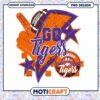 Clemson Tigers Football PNG Design Instant Download Art
