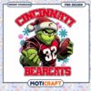 Cincinnati Bearcats Grinch Football PNG Design Download