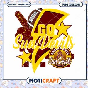 Cheer for Arizona State Sun Devils PNG Instant Download