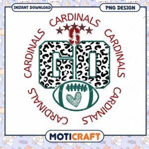 Cardinals Go PNG Design for Fans Instant Download