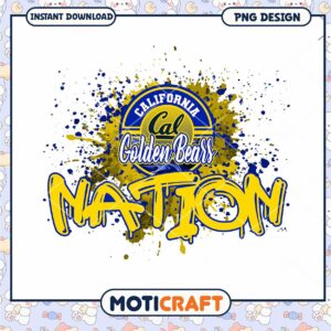 California Golden Bears Nation PNG Design Downloadable Art