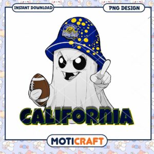 California Ghost PNG Design for Sports Fans Download