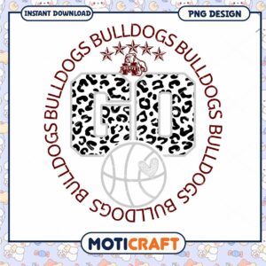 Bulldogs Basketball PNG Design for Team Spirit Fans