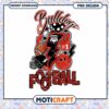 Bulldog Football PNG Design for Instant Download Art