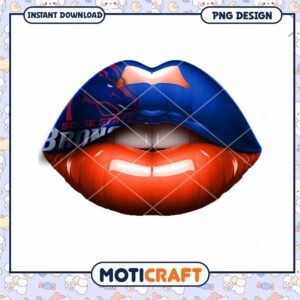 Boise State Broncos Lip Art PNG Instant Download Design