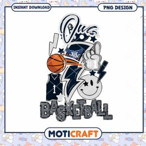 Basketball Fan PNG Design for Instant Download Art