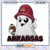Arkansas Razorbacks Ghost PNG Football Design Download