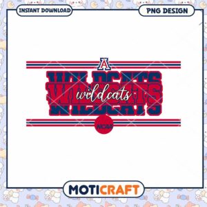 Arizona Wildcats NCAA PNG Instant Download Design File