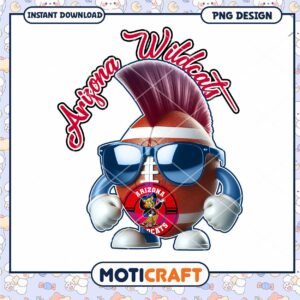 Arizona Wildcats Cute Basketball PNG Design Download