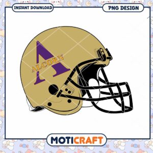 Alcorn State University Helmet PNG Design Downloadable Art