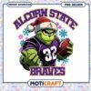 Alcorn State Braves Christmas Football PNG Design Download