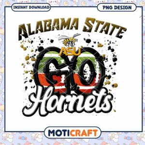 Alabama State University Hornets PNG Instant Download Image