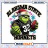 Alabama State Hornets Football Grinch PNG Design Download