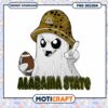 Alabama State Ghost Football Fan Art PNG Design Download