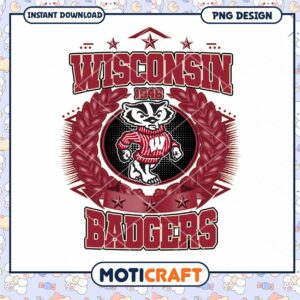 Wisconsin Badgers PNG Sublimation Design
