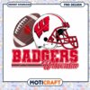 Wisconsin Badgers PNG Football Design