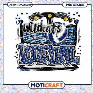 Wildcats Volleyball PNG Design