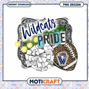 Wildcats Pride Football PNG Design for Team Spirit Decor