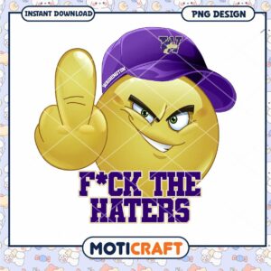 Washington Huskies Middle Finger Emoji PNG