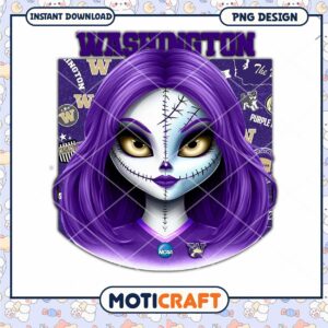 Washington Huskies Girl PNG Sublimation
