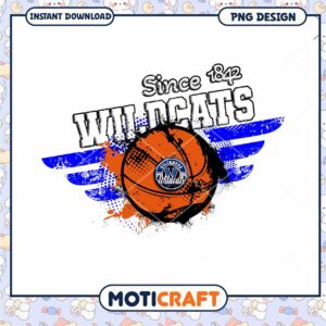 Villanova Wildcats Basketball PNG Design