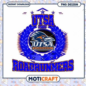 UTSA Roadrunners PNG Design 1968