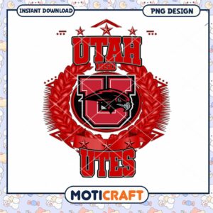 Utah Utes PNG Design Instant Download