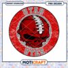 Utah Utes Skull Football PNG Design 1 Utah Utes Skull Football PNG Design