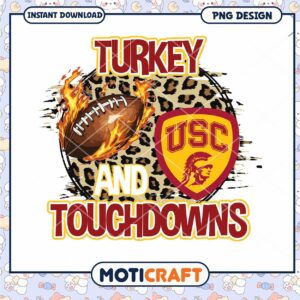 USC Turkey Football PNG Design