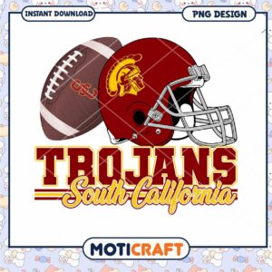 USC Trojans Football PNG Design