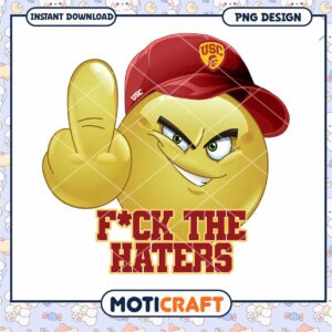 USC Emoji PNG Fuck The Haters Design
