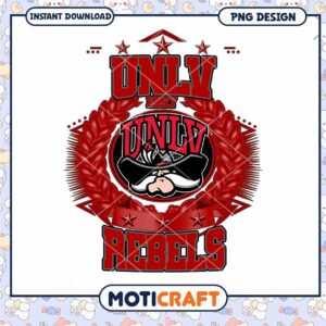 UNLV Rebels PNG Design Instant Download