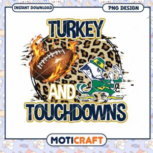 Turkey Touchdowns PNG Sublimation