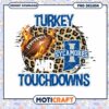 Turkey Touchdowns PNG Design for Game Day Celebration