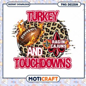 Turkey Ragin Cajuns Football PNG