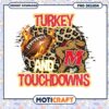 Turkey Football Touchdowns PNG Design