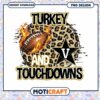 Turkey Day Football PNG Design