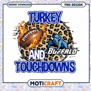 Turkey Buffalo Football Touchdowns PNG
