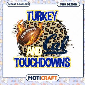 Turkey Cal Football Touchdowns PNG