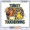 Turkey and Touchdowns Fun PNG Design for Sports Fans
