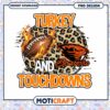 Turkey & Beavers Touchdowns PNG