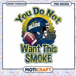 Toledo Football PNG Sublimation Design
