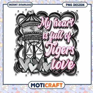 Tigers Love PNG Sublimation Design